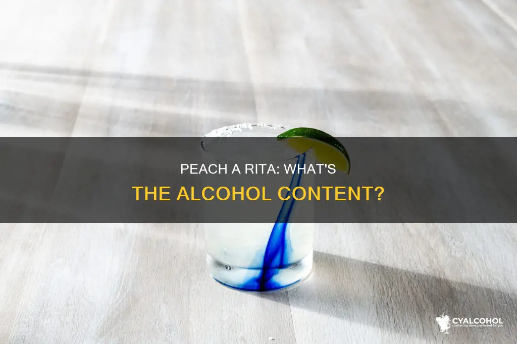 what kind of alcohol is in peach a rita