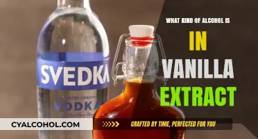 Vanilla Extract's Alcohol Content: Understanding the Type and Purpose