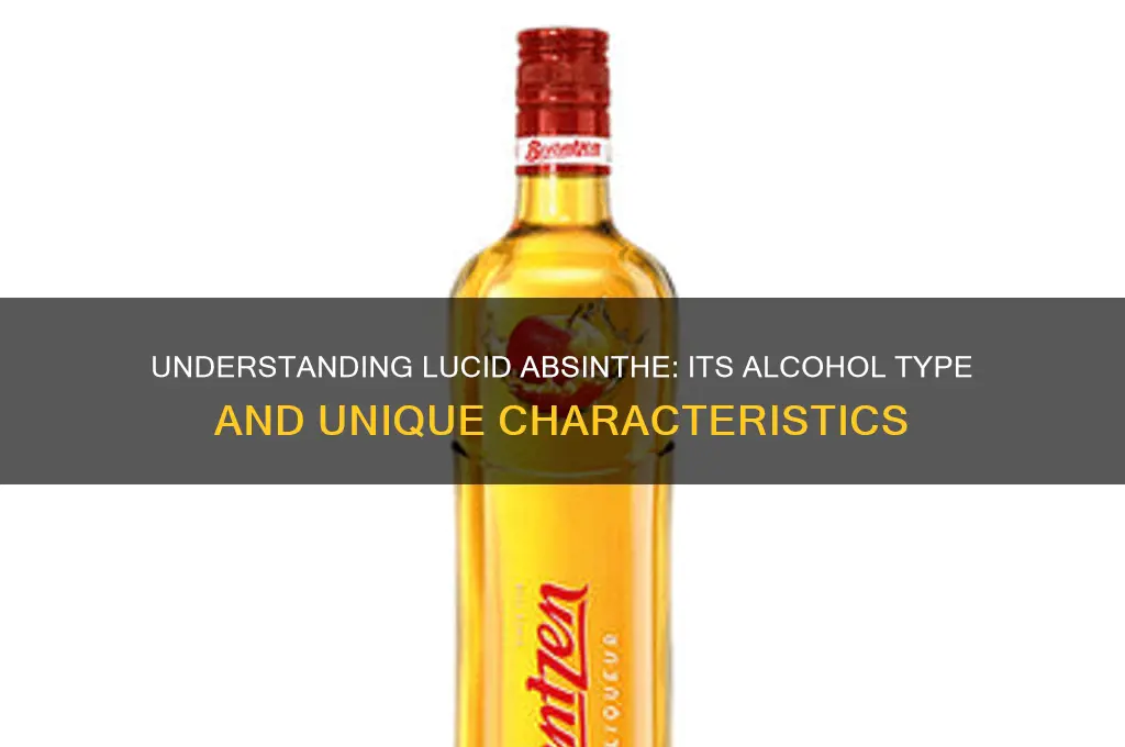 what kind of alcohol is lucid