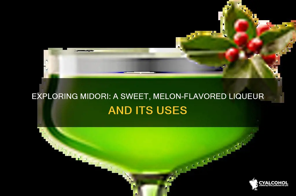 what kind of alcohol is midori