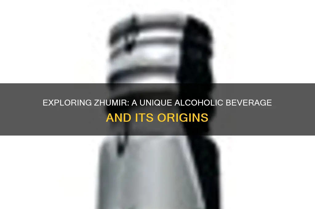 what kind of alcohol is zhumir