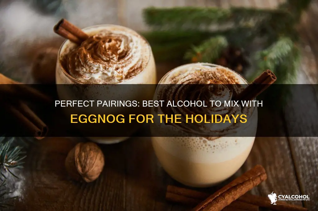 what kind of alcohol with eggnog