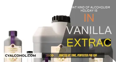 Alcoholism and Vanilla: A Surprising Holiday Cocktail