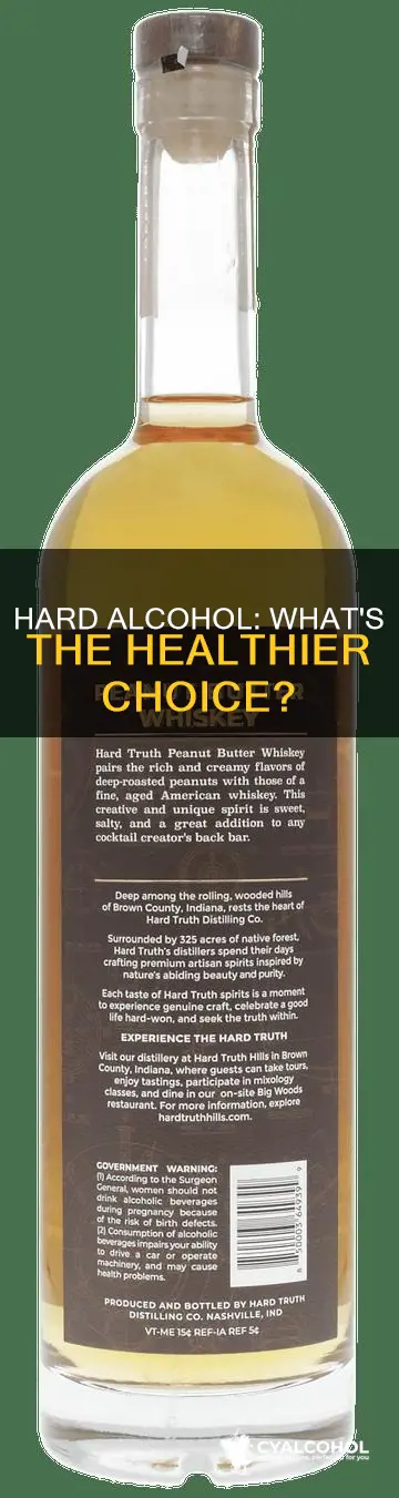 what kind of hard alcohol is better for you