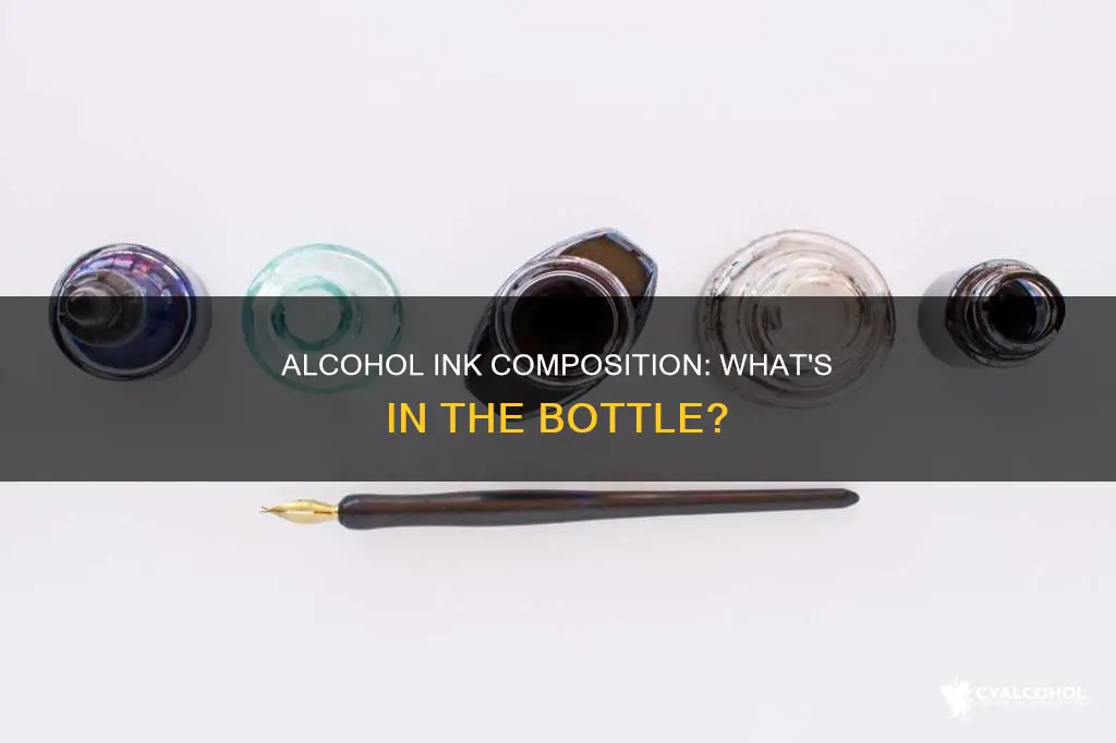 what kind of ink is alcohol ink made of