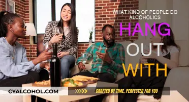 Alcoholics' Social Circles: Who They Spend Time With