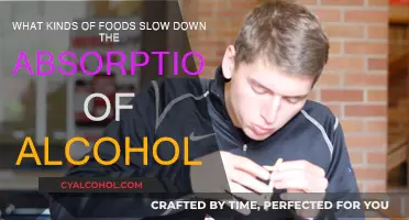 Smart Drinking: Slow Alcohol Absorption with Food