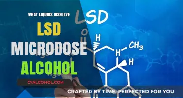 Can Alcohol Dissolve LSD Microdoses? Exploring Liquid Solvents