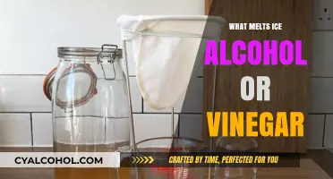 Alcohol vs. Vinegar: Which Melts Ice Faster and Why?