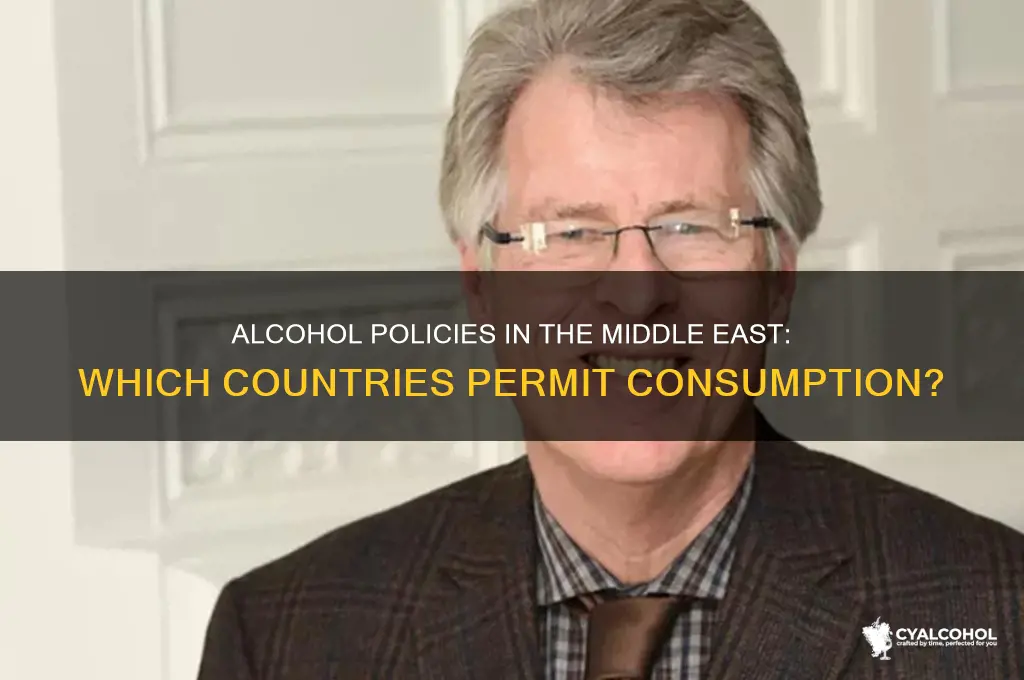 what middle eastern countries allow alcohol
