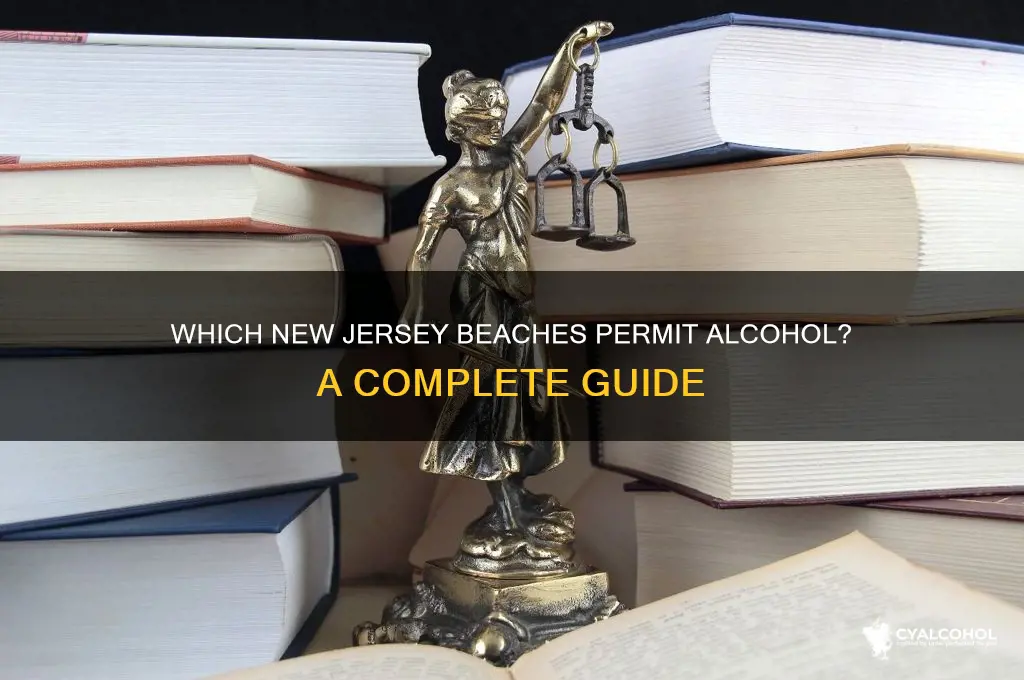 what new jersey beaches allow alcohol