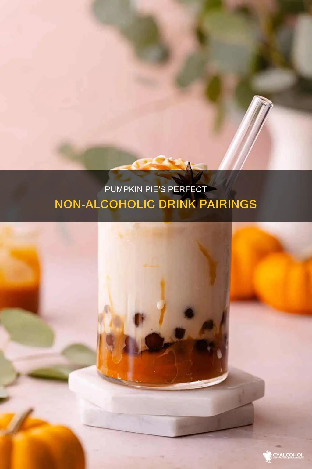 what non-alcoholic beverage goes well with pumpkin pie