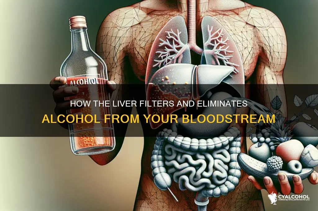 what organ eliminates alcohol from bloodstream