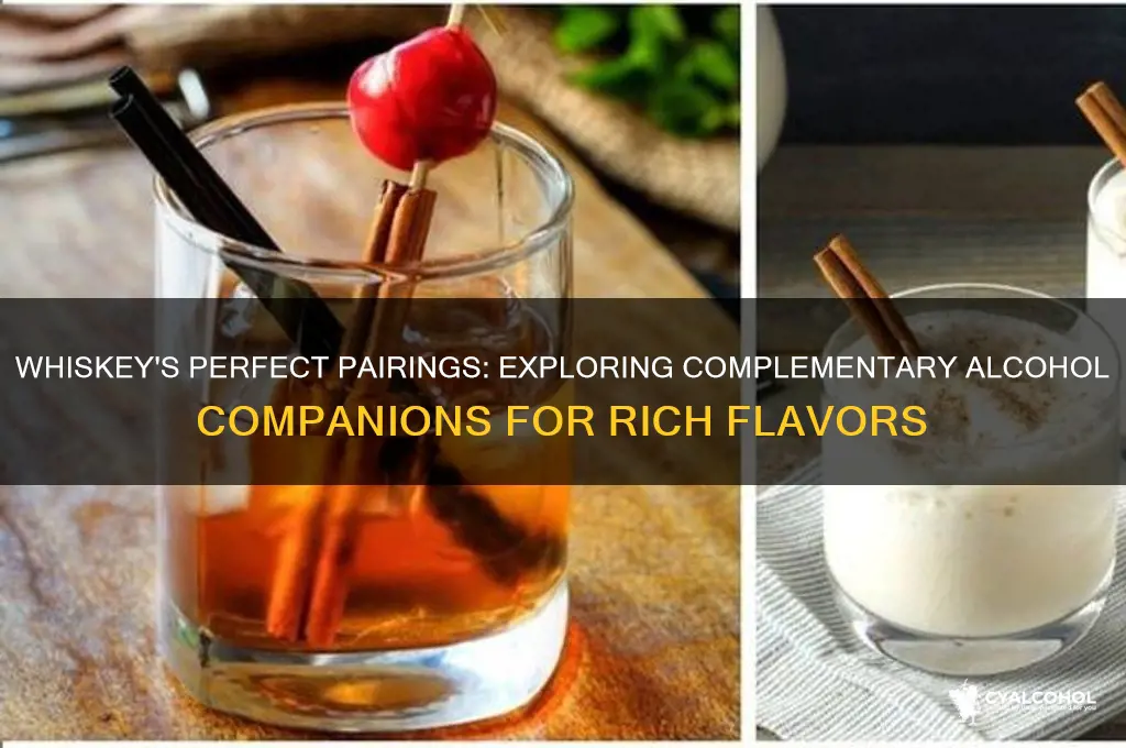 what other alcohol goes with whiskey