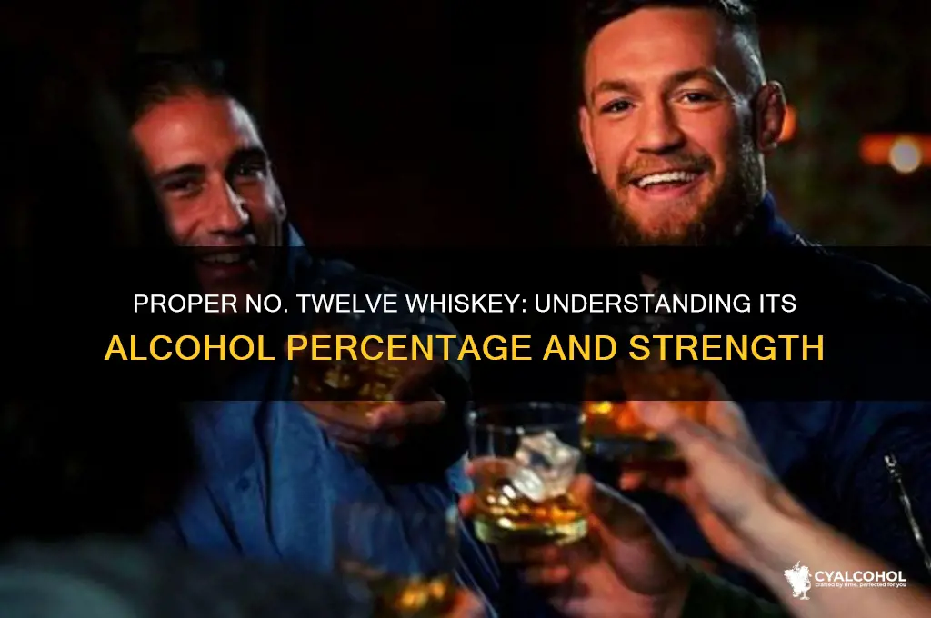 what percebt alcohol is proper 12