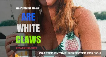 White Claws Alcohol Content: Unveiling the Percentage in Every Can