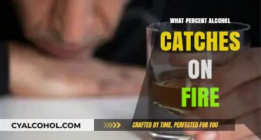 Alcohol Flammability: Understanding the Percentage That Ignites Easily