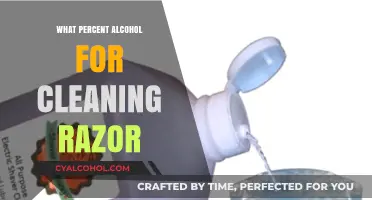 Effective Alcohol Percentage for Cleaning and Disinfecting Your Razor