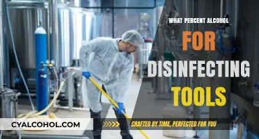 Effective Alcohol Concentration for Disinfecting Tools: A Comprehensive Guide