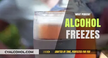 Understanding Alcohol Freeze Points: What Percent Alcohol Freezes?