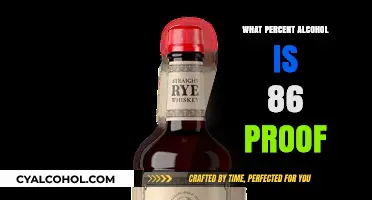 Understanding Alcohol Content: 86 Proof Explained in Percentage Terms