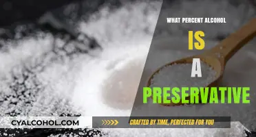 Alcohol as a Preservative: Understanding Effective Percentage Levels