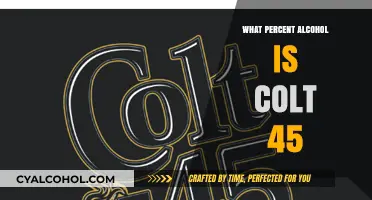 Colt 45 Alcohol Percentage: Unveiling the Malt Liquor's ABV
