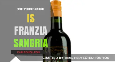 Franzia Sangria Alcohol Content: Unveiling the Percentage in Every Box