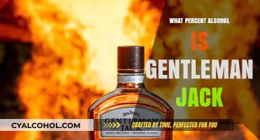Gentleman Jack Alcohol Percentage: Unveiling the Proof of This Premium Whiskey