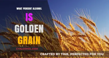 Golden Grain Alcohol Content: Unveiling the Percentage in Your Beverage