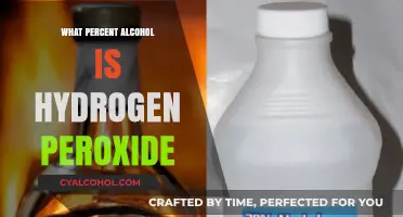 Hydrogen Peroxide Alcohol Content: Unraveling the Percentage Mystery