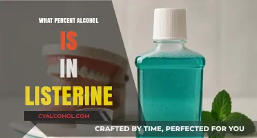 Listerine Alcohol Content: Unveiling the Percentage in Your Mouthwash