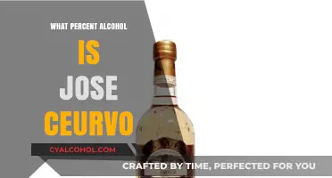 Jose Cuervo Alcohol Percentage: Unveiling the Tequila's Proof Content