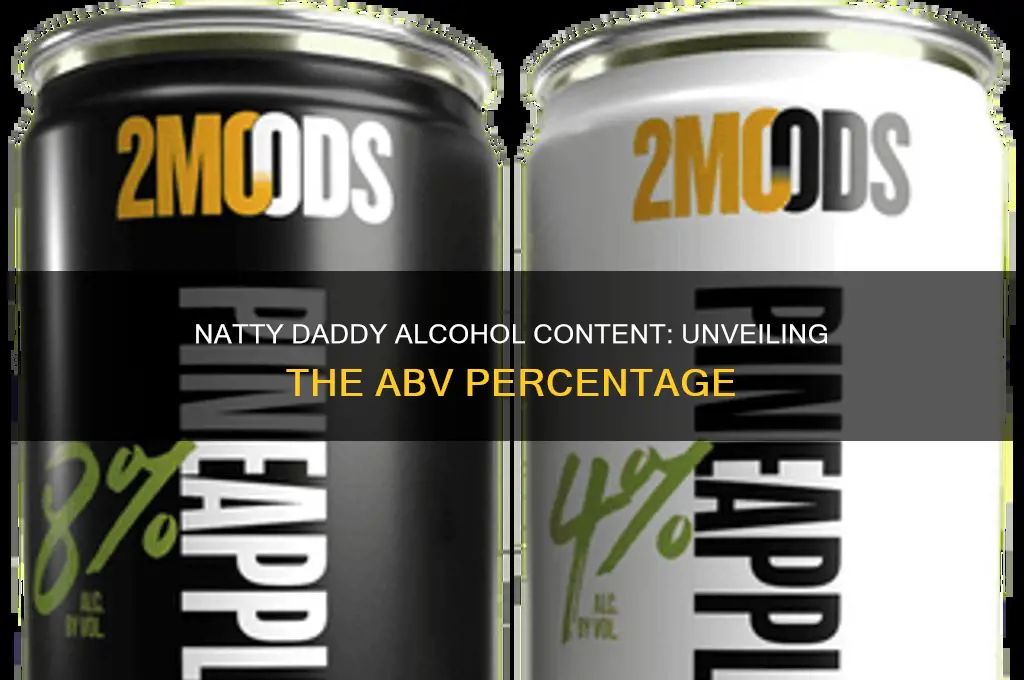 what percent alcohol is natty daddy