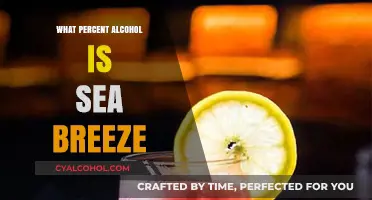 Sea Breeze Alcohol Content: Unveiling the Perfect Summer Cocktail's Percentage