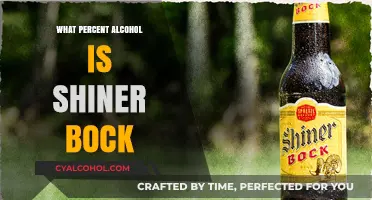 Shiner Bock Alcohol Content: Unveiling the Percentage in Every Bottle
