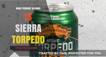 Sierra Torpedo Alcohol Content: Unveiling the Percentage in Every Sip