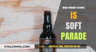 Soft Parade Alcohol Content: Unveiling the Percentage in This Craft Beer