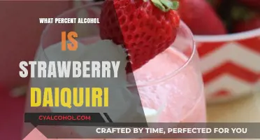 Strawberry Daiquiri Alcohol Content: Unveiling the Perfect Blend's Percentage
