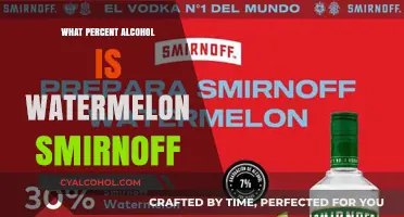Watermelon Smirnoff Alcohol Content: Unveiling the Percentage