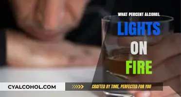 Alcohol Flammability: What Percent Alcohol Lights on Fire Easily?