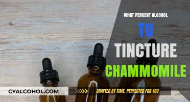 Crafting Chamomile Tinctures: Ideal Alcohol Percentage for Optimal Extraction