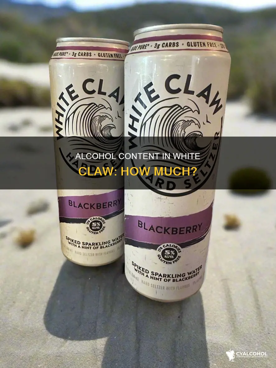 what percent of alcohol is in a white claw