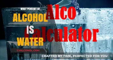 Understanding Alcohol Composition: How Much Water is in Your Drink?