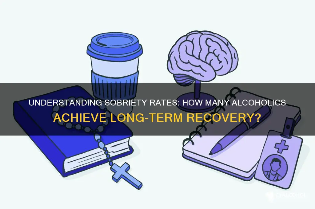 what percent of alcoholics become sober
