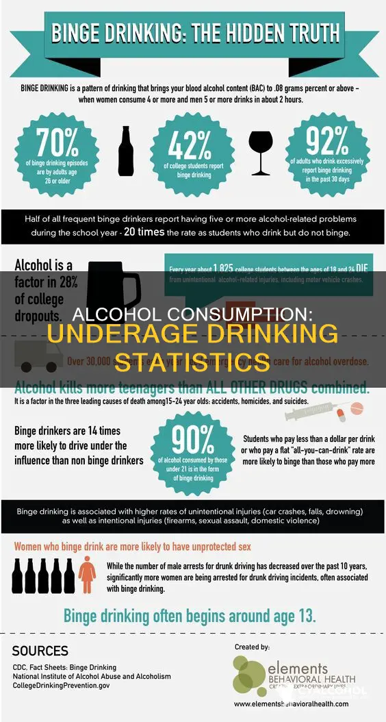 what percent of people have tried alcohol before 21