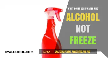 Unfreezing Mystery: When Water and Alcohol Resist Solidification