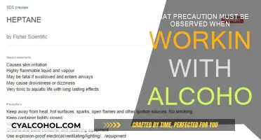 Safety First: Alcohol Handling Precautions