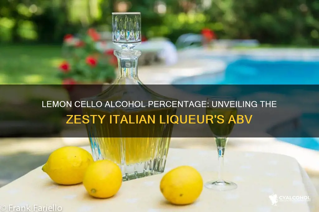 what precent alcohol is lemon chelo