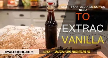 Alcohol Strength for Vanilla Extraction